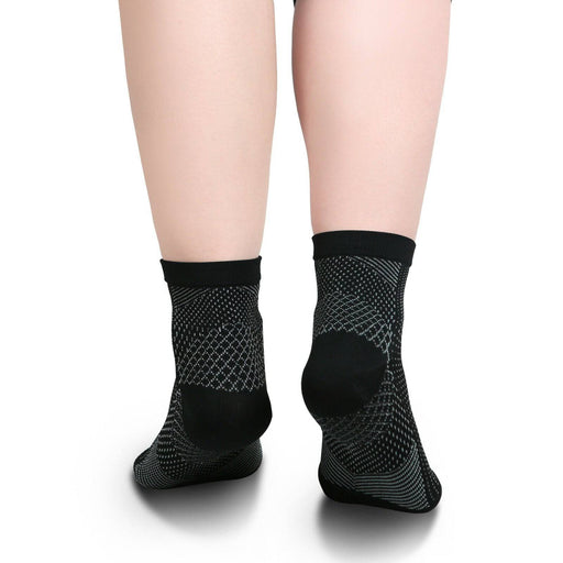 Foot Ankle Compression socks Foot Sleeve Plantar Arthritis Achy Heel Support - Battery Mate