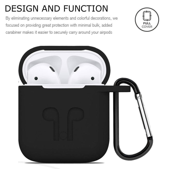 For Apple Airpod Shockproof Airpods AU Strap Holder & Silicone Case Cover Skin - Battery Mate