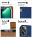 For iPhone 12 Pro Max Wallet Flip Denim Case Cover - Battery Mate