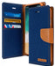 For iPhone 12 Wallet Flip Denim Case Cover - Battery Mate