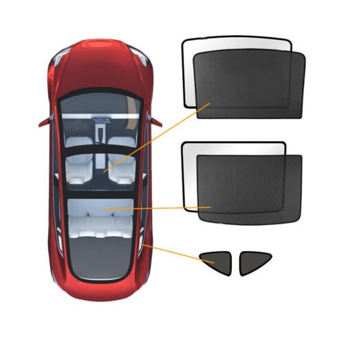 Front & Rear Window Roof Sunroof UV Film Sun Blind Shade Sunshade For Tesla Model Y - Battery Mate