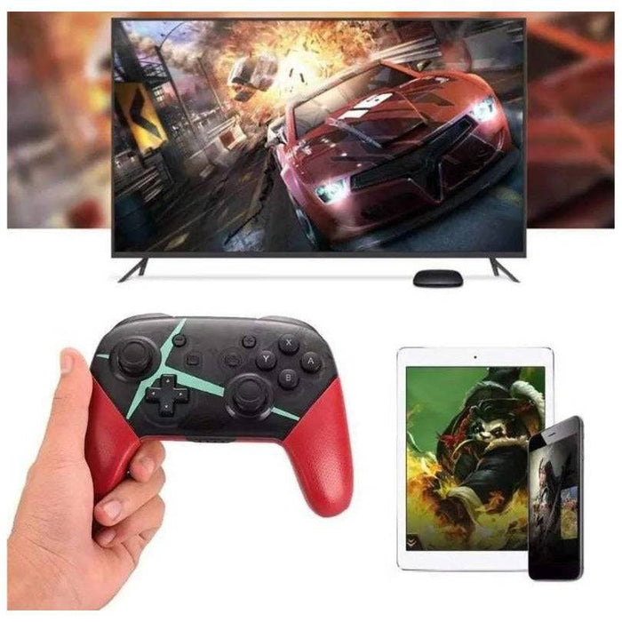 Game Controllers Controller Wireless For Nintendo Switch Pro With Adjustable Vibration Controller - White - Battery Mate