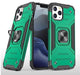 Green Shockproof Ring Case Stand Cover for iPhone X - Battery Mate