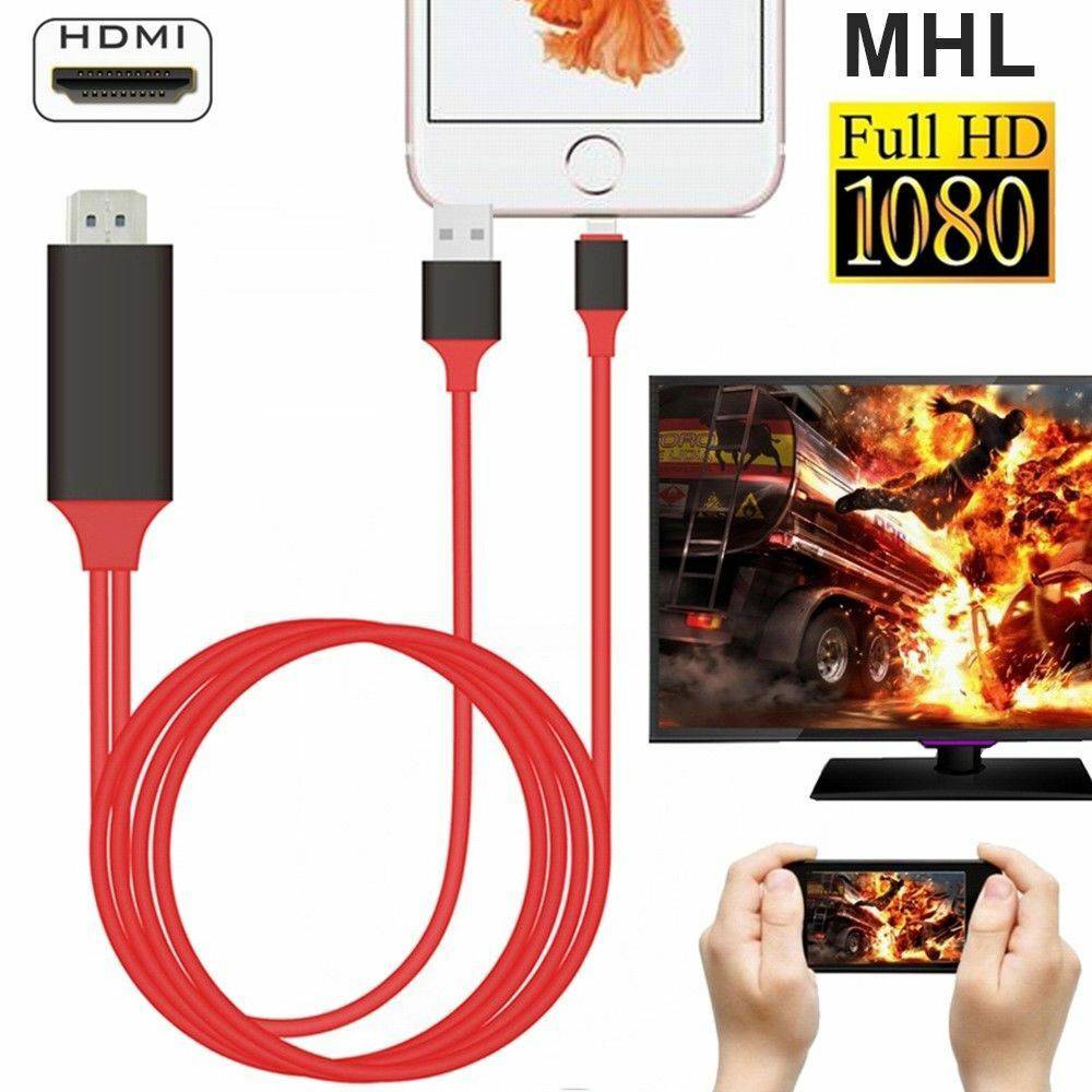 HDMI Cable Digital TV AV Adapter For iPhone 12 Pro 11 X XS MAX 8 7 —  Battery Mate