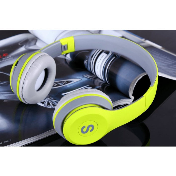 Kids Bluetooth Matte Touch Bass Stereo Wireless Headphone Headset + Mic & FM - Battery Mate