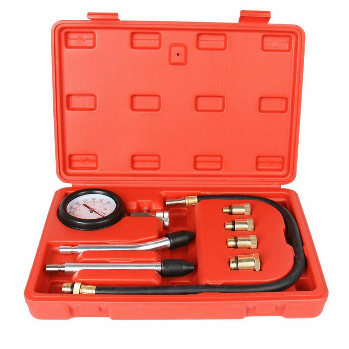 Petrol Engine Compression Tester Kit Tool Set For Automotives Motorcycle - Battery Mate