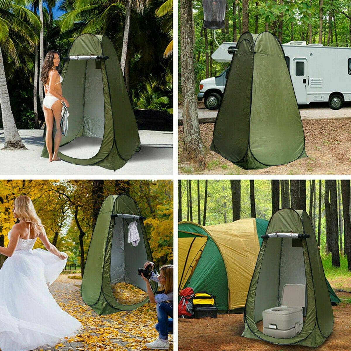 Portable Pop Up Outdoor Camping Shower Tent Toilet Privacy Change