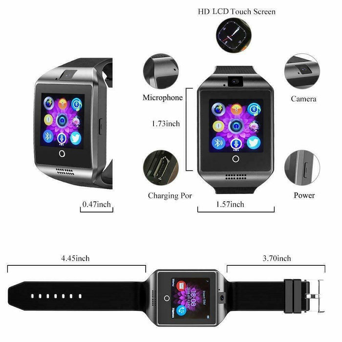 Smartwatch cheap q18 manual