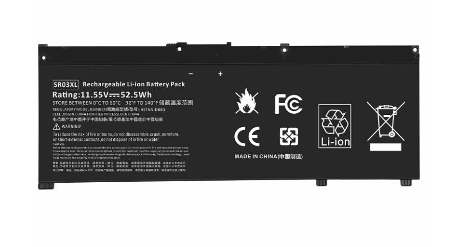 Replacement SR03XL Battery For Hp Pavilion 15-CX 15-CN0000 L08934-1B1 L08855-855 HSTNN-IB8L - Battery Mate