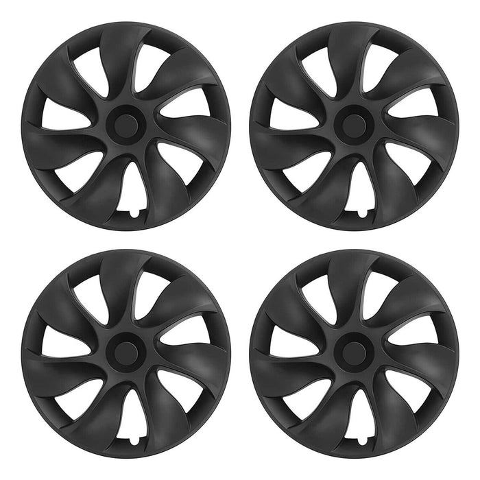 Tesla Model Y Wheel Cover Caps 19 Inch Rim Hubcap Hub Cap Set of 4 | Tavice Turbine Style - Battery Mate