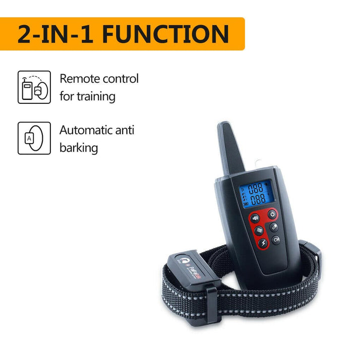 Training Electric Dog Pet E-Collar Obedience Remote Control Anti Bark-Shock - Battery Mate