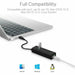 USB 3.1 to HUB 3 Port & RJ45 Gigabit Ethernet Adapter 3.0 USB-C PC MAC - Battery Mate