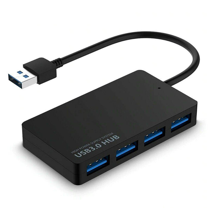 USB Hub with 4 Ports | Slim High Speed Splitter - Battery Mate