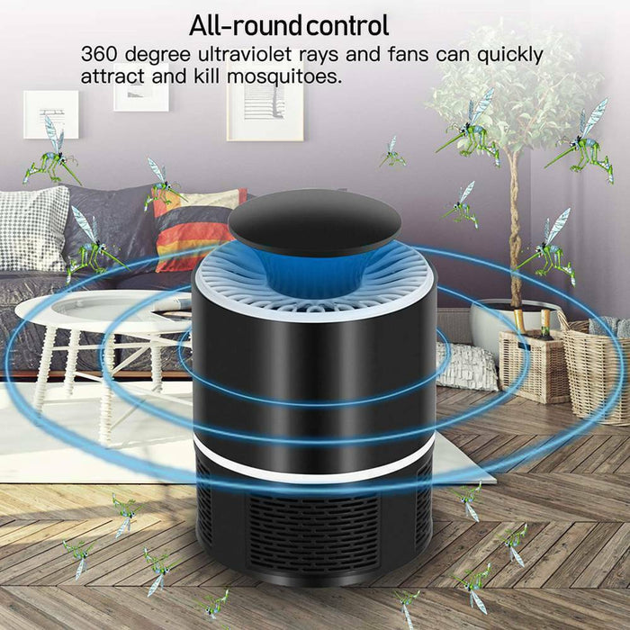 Electric Mosquito Insect Killer LED Light Fly Bug Zapper Trap Pest Control  Lamp