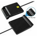 USB Smart Card Reader Common Access CAC ID IC ATM Bank Card Cloner Connector - Battery Mate