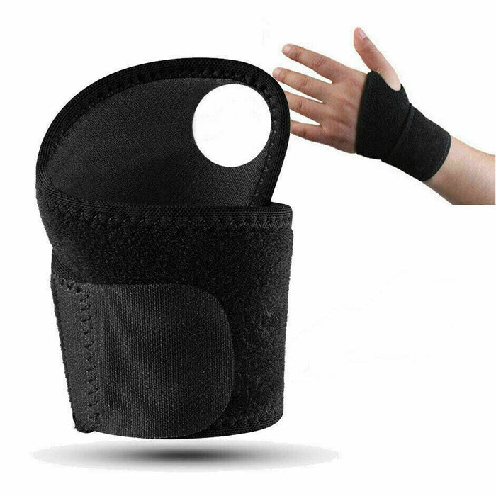 Wrist Support Pain Relief Splint Brace Protection Strap Carpel Tunnel CTS RSI - Battery Mate